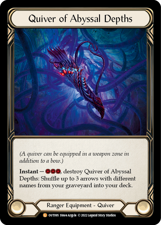 Quiver of Abyssal Depths [OUT095] (Outsiders)  Cold Foil | Good Games North