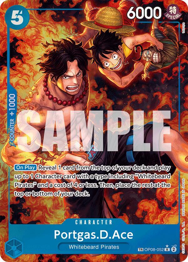 Portgas.D.Ace OP08-052 (Royal Blood)  - Treasure Foil | Good Games North