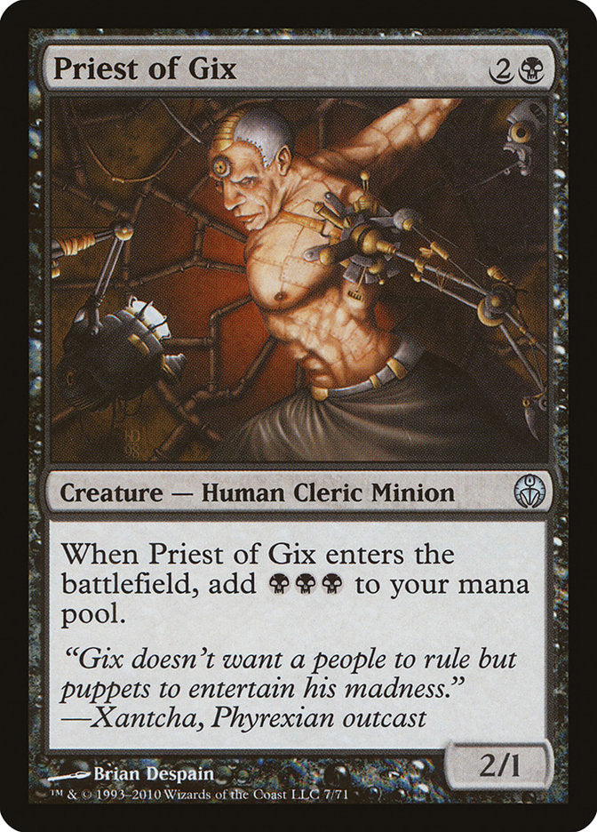 Priest of Gix 7/71 (Duel Decks: Phyrexia vs. the Coalition)  | Good Games North