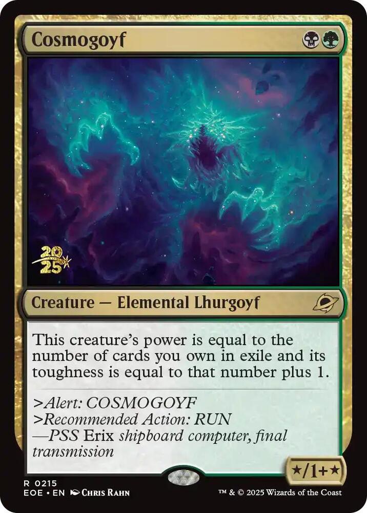 Cosmogoyf 215s/160 (Prerelease Cards)  - Foil | Good Games North