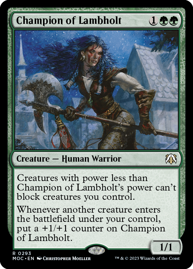 Champion of Lambholt [March of the Machine Commander] | Good Games North