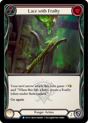 Lace with Frailty (Red) [OUT113] (Outsiders) | Good Games North