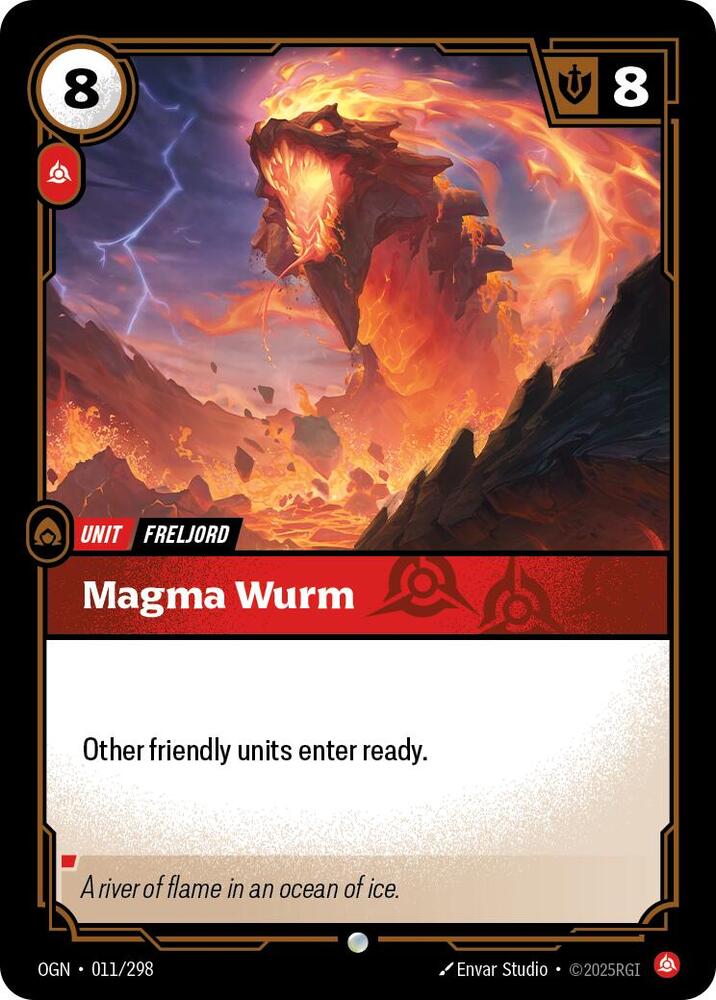 Magma Wurm (Origins)  - Foil | Good Games North