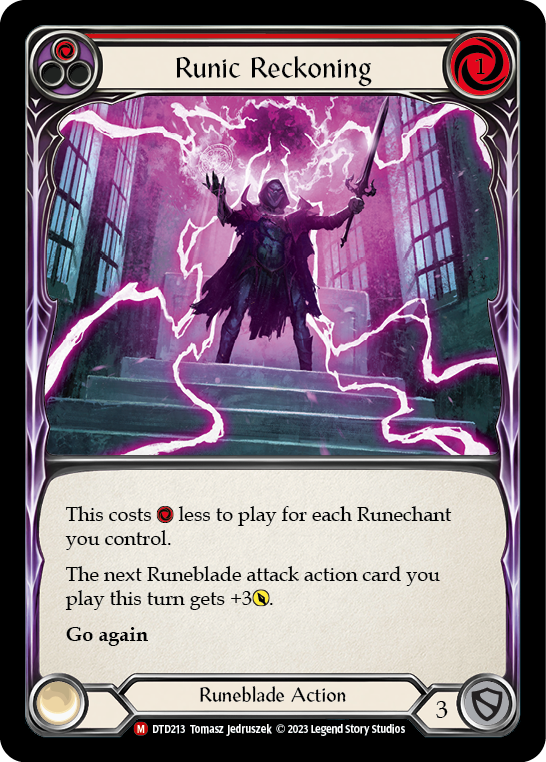 Runic Reckoning [DTD213] (Dusk Till Dawn)  Rainbow Foil | Good Games North