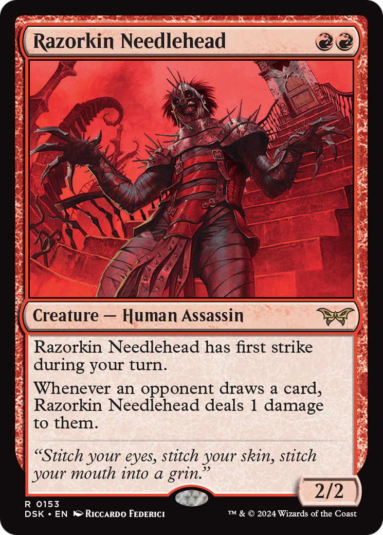 Razorkin Needlehead [Duskmourn: House of Horror] | Good Games North