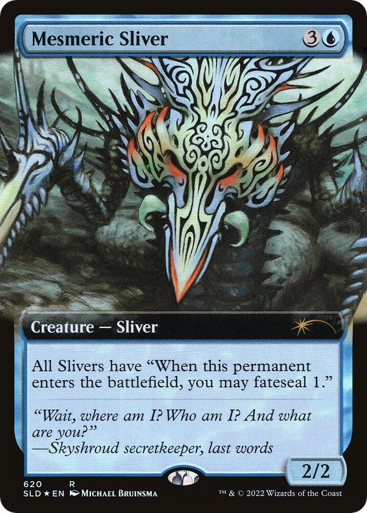 Mesmeric Sliver Extended Art (Secret Lair Drop Series)  - Foil | Good Games North