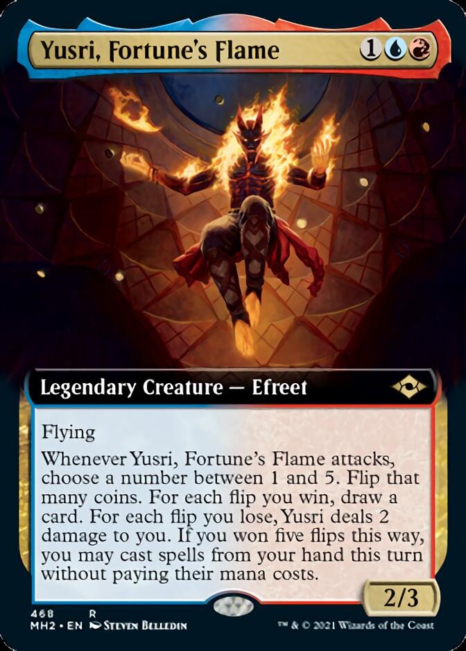 Yusri, Fortune's Flame (Extended Art) [Modern Horizons 2] | Good Games North