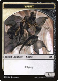 Spirit // Golem Double-Sided Token [Modern Horizons Tokens] | Good Games North