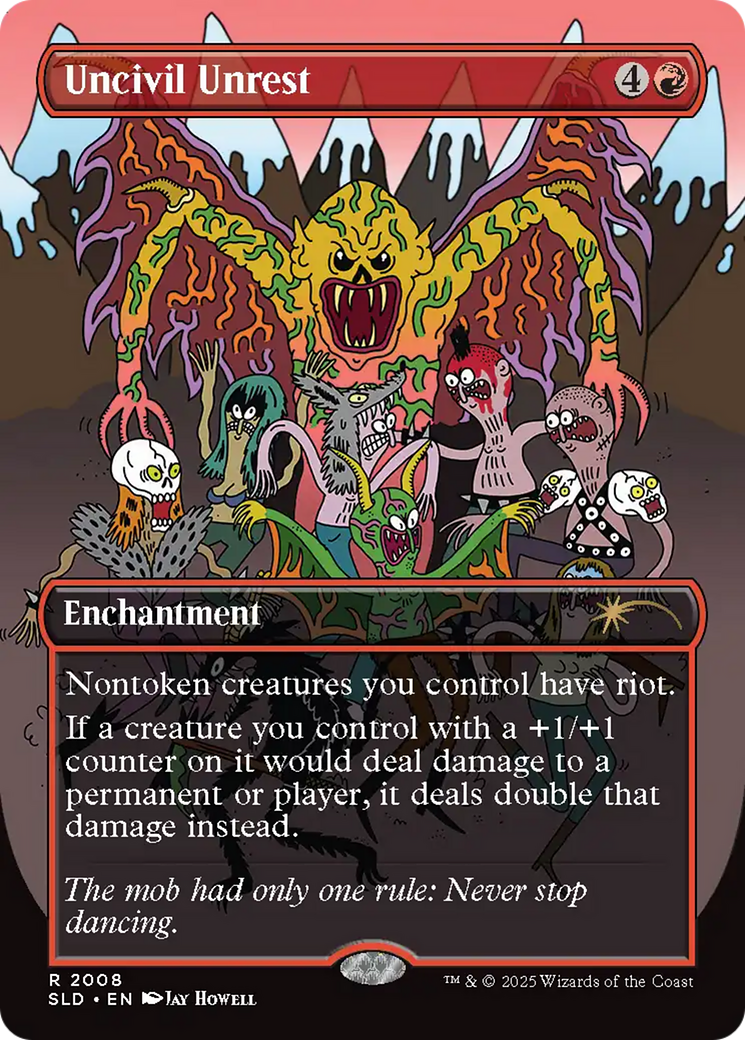 Uncivil Unrest (Rainbow Foil) [Secret Lair Drop Series] | Good Games North