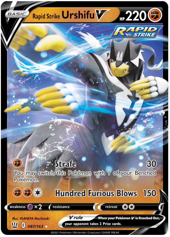 Rapid Strike Urshifu V (087/163) [Sword & Shield: Battle Styles] | Good Games North
