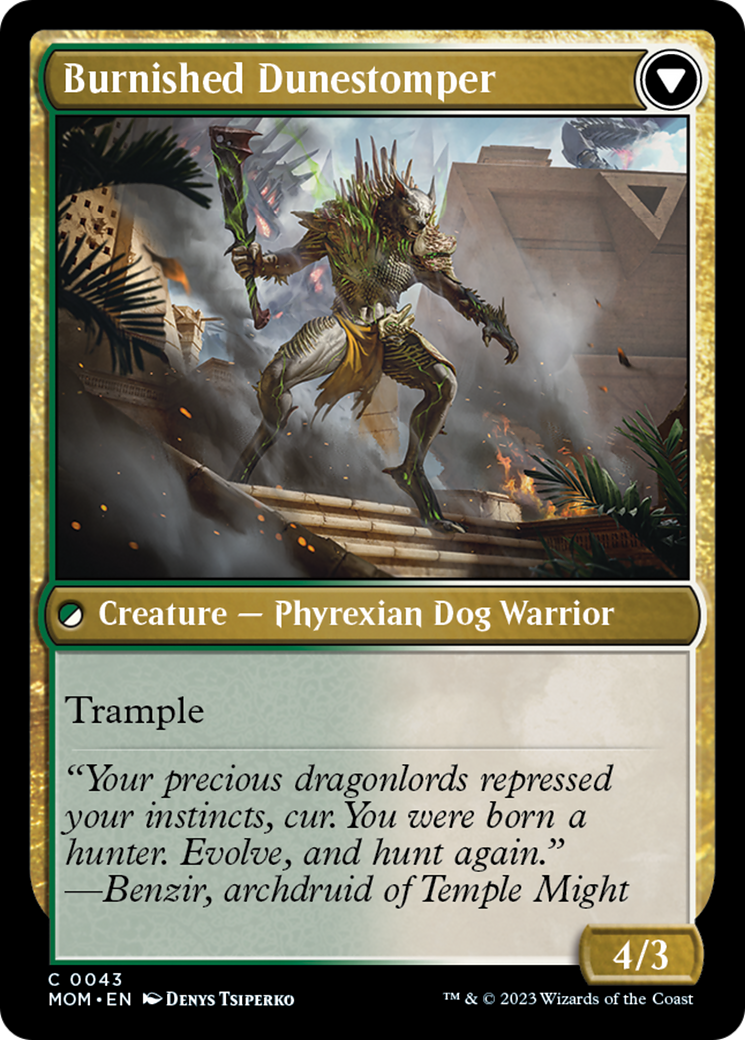 Tarkir Duneshaper // Burnished Dunestomper [March of the Machine] | Good Games North