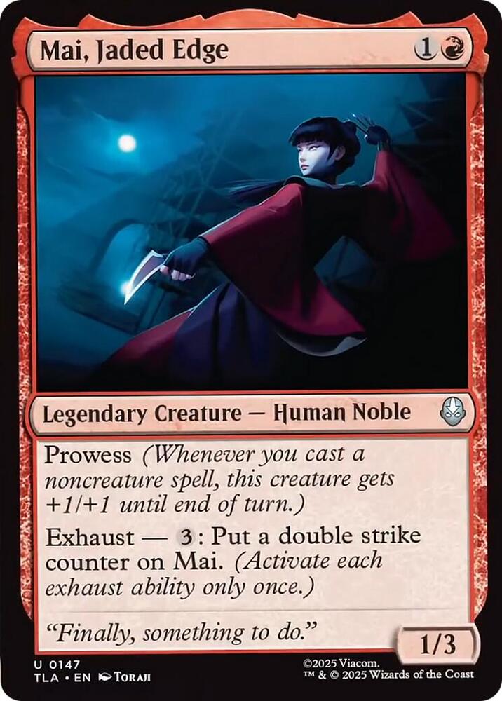 Mai Jaded Edge 147 (Avatar: The Last Airbender)  - Foil | Good Games North