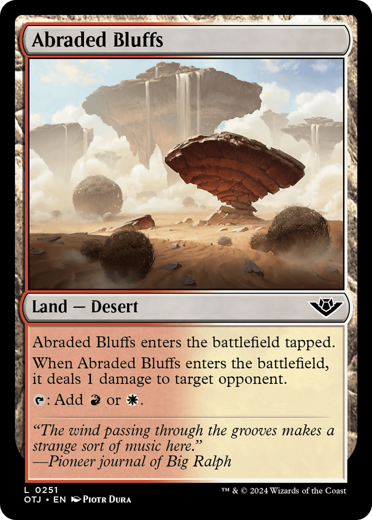 Abraded Bluffs [Outlaws of Thunder Junction] | Good Games North