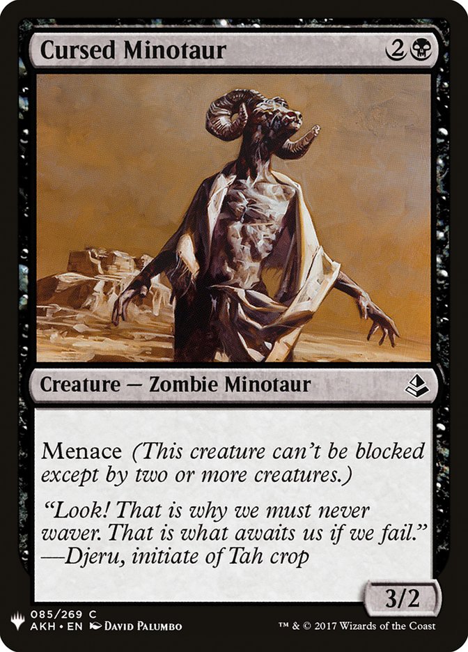 Cursed Minotaur [Mystery Booster] | Good Games North