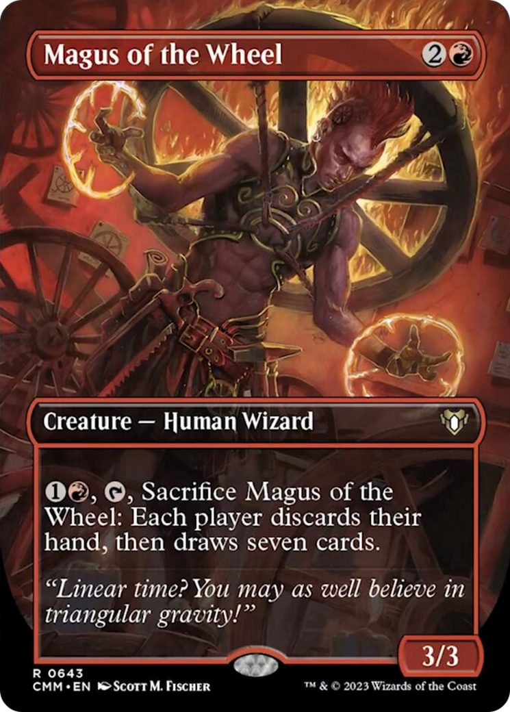 Magus of the Wheel (Borderless Alternate Art) [Commander Masters] | Good Games North