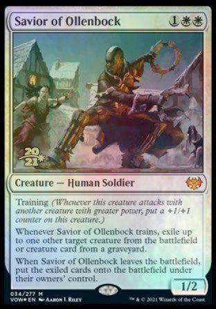 Savior of Ollenbock [Innistrad: Crimson Vow Prerelease Promos] | Good Games North