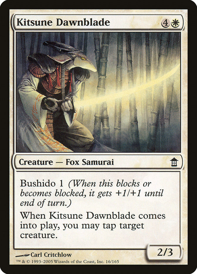 Kitsune Dawnblade [Saviors of Kamigawa] | Good Games North