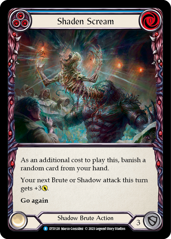 Shaden Scream (Blue) [DTD120] (Dusk Till Dawn)  Rainbow Foil | Good Games North