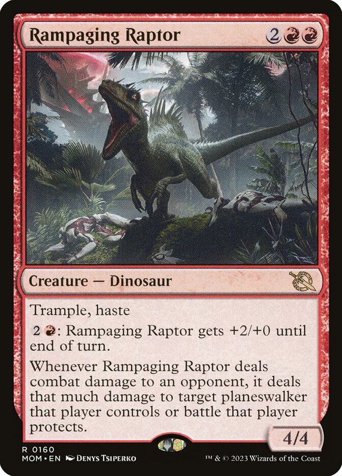 Rampaging Raptor 160/291 (March of the Machine)  | Good Games North