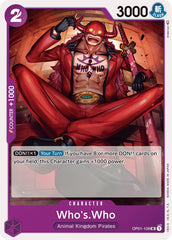 Who's.Who [Romance Dawn] | Good Games North