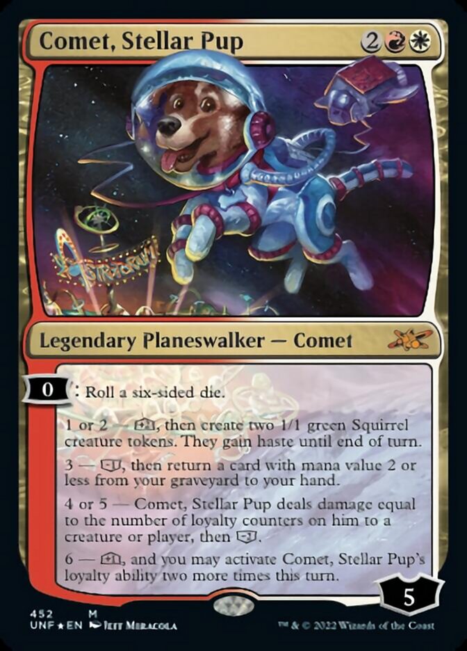 Comet, Stellar Pup (Galaxy Foil) [Unfinity] | Good Games North