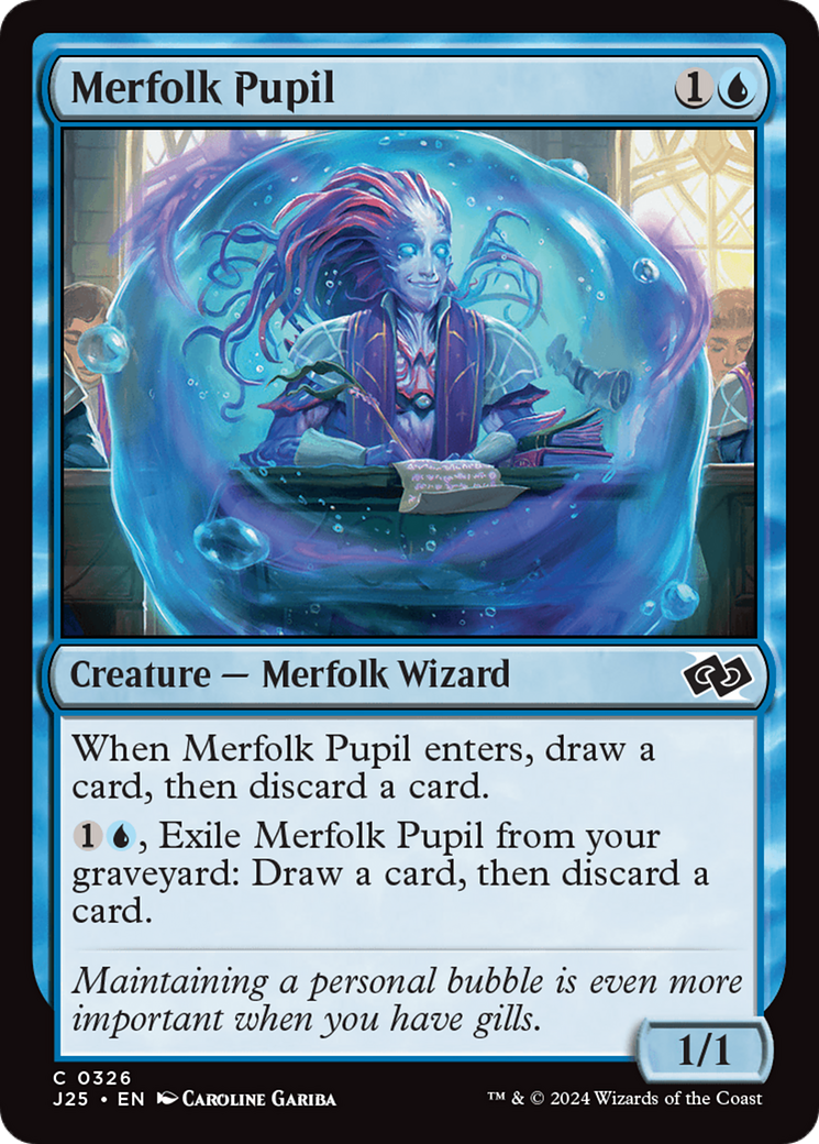 Merfolk Pupil [Foundations Jumpstart] | Good Games North