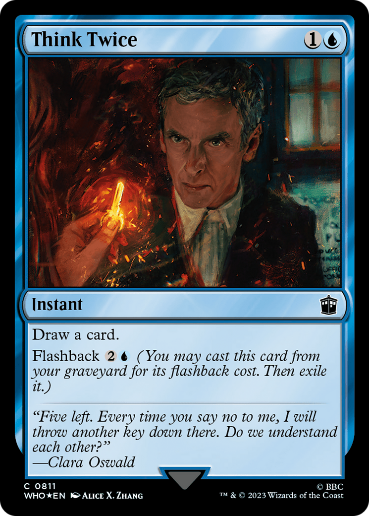 Think Twice (Surge Foil) [Doctor Who] | Good Games North
