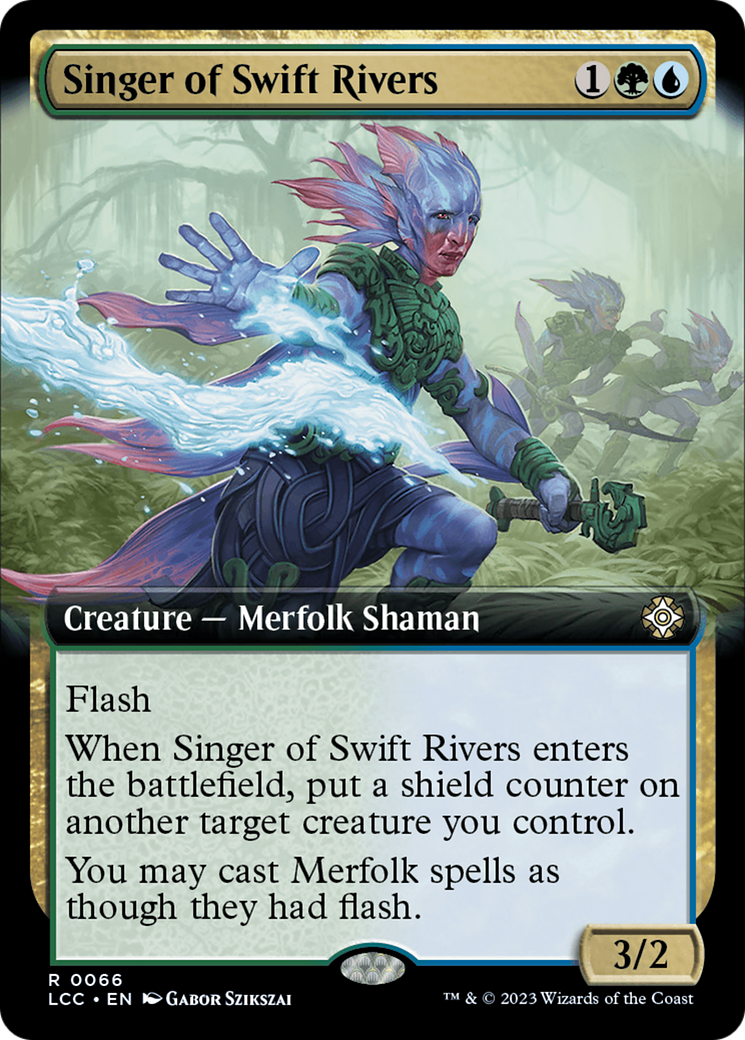 Singer of Swift Rivers (Extended Art) [The Lost Caverns of Ixalan Commander] | Good Games North