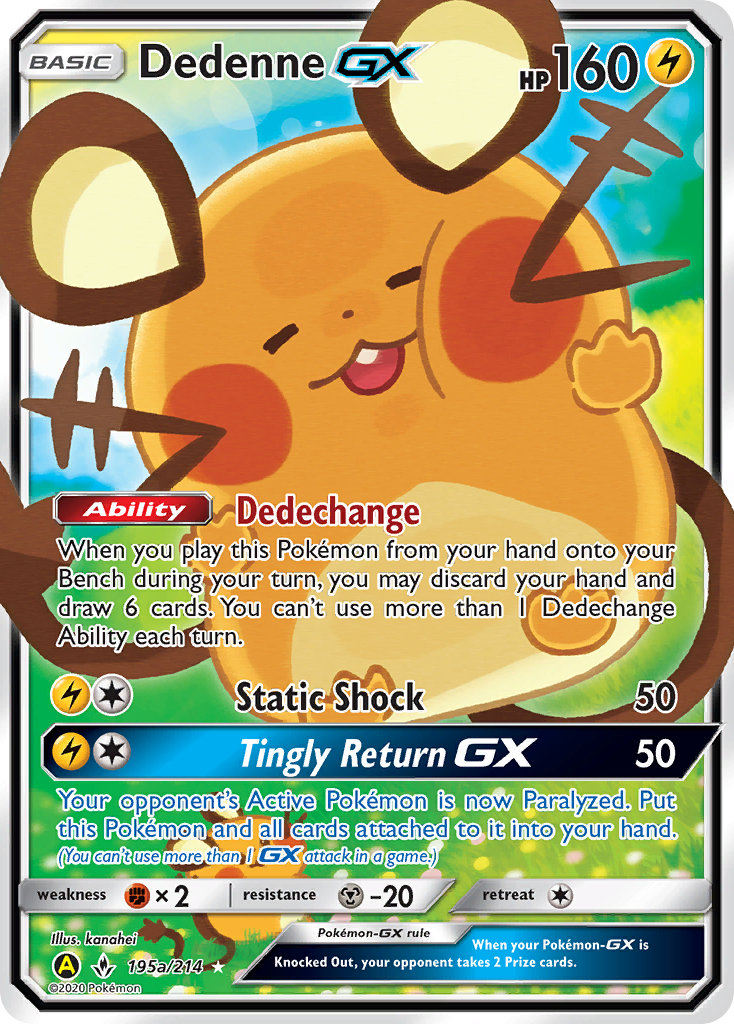 Dedenne GX (195a/214) [Alternate Art Promos] | Good Games North