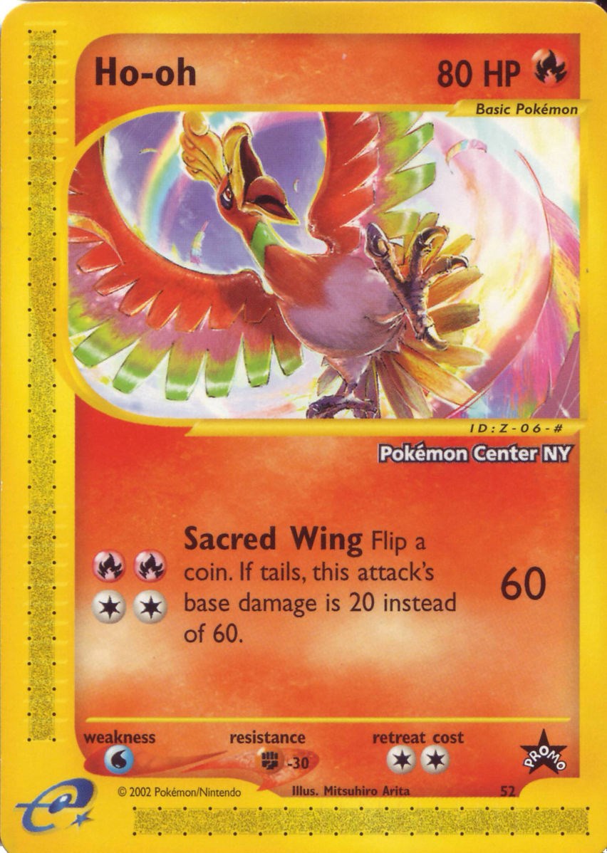 Ho-oh (52) (Pokemon Center NY Promo) [Wizards of the Coast: Black Star Promos] | Good Games North