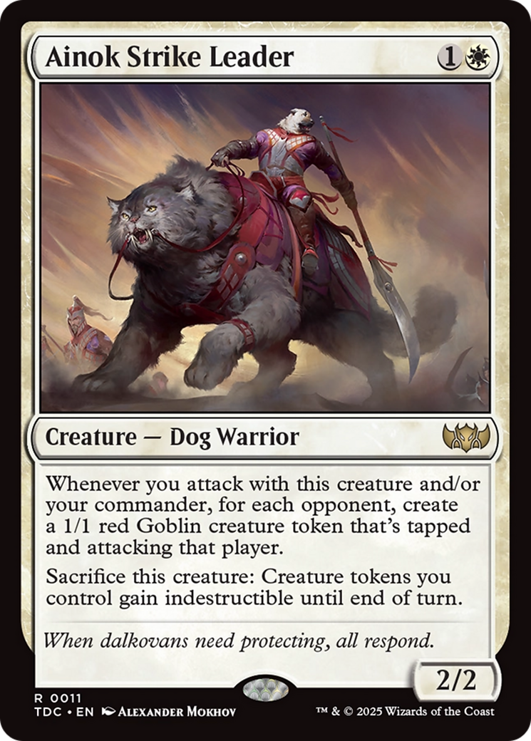 Ainok Strike Leader [Tarkir: Dragonstorm Commander] | Good Games North