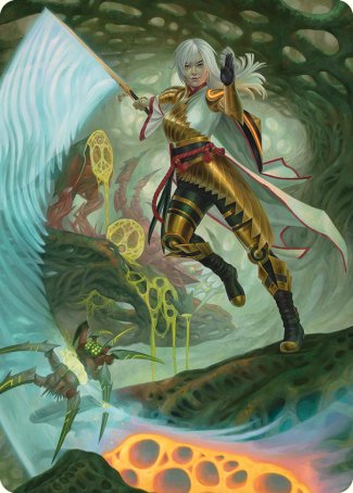 The Eternal Wanderer Art Card [Phyrexia: All Will Be One Art Series] | Good Games North