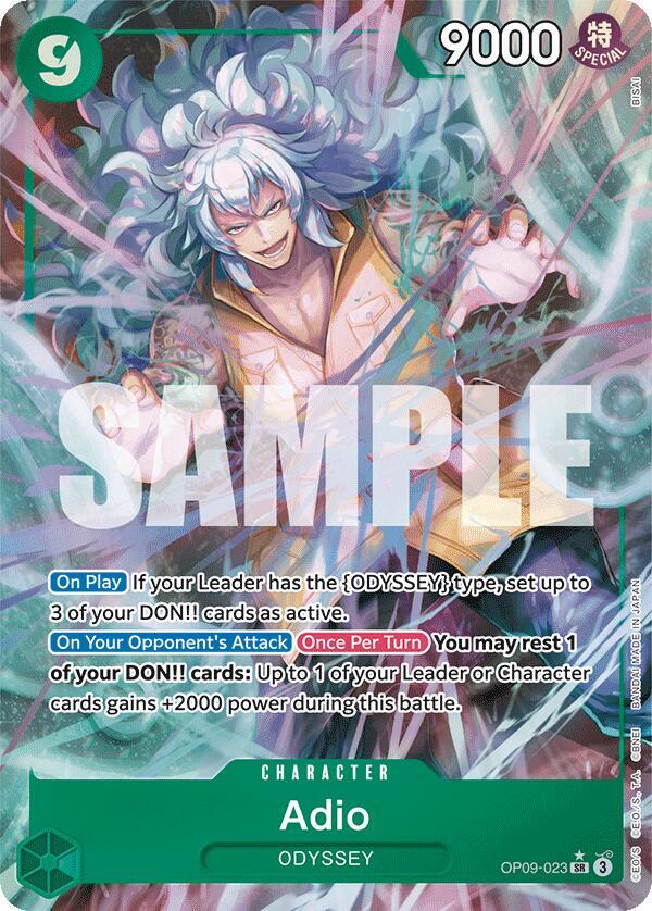 Adio OP09-023 (Emperors in the New World)  - Alternate Art Foil | Good Games North