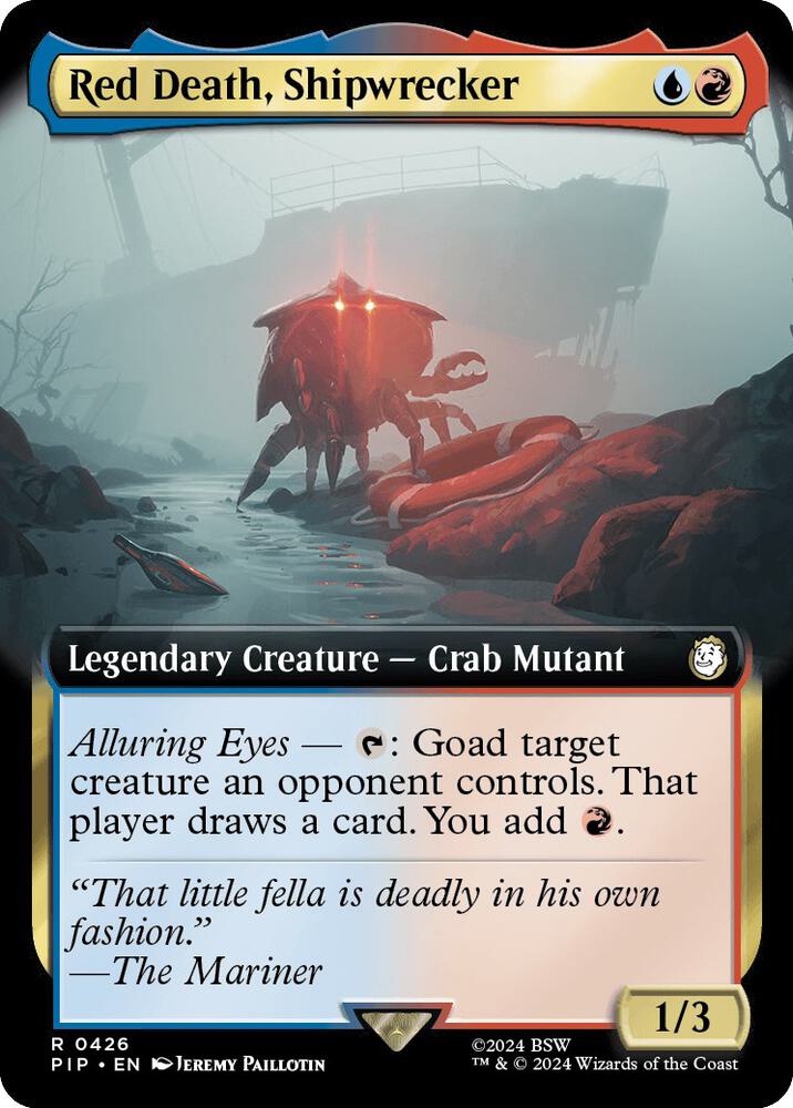 Red Death, Shipwrecker 426/326 (Universes Beyond: Fallout)  - Extended Art Foil | Good Games North