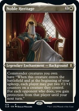 Noble Heritage Foil Etched 478 (Commander Legends: Battle for Baldur's Gate)  - Foil | Good Games North