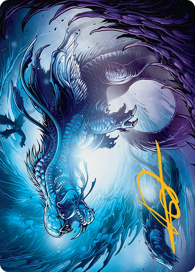 Roiling Dragonstorm Art Card (33/54) [Tarkir: Dragonstorm Art Series] | Good Games North