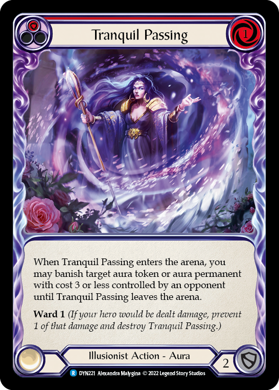 Tranquil Passing (Red) [DYN221] (Dynasty) | Good Games North