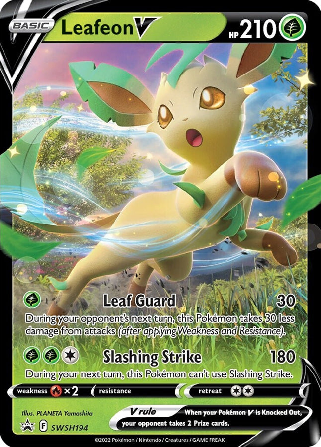 Leafeon V (SWSH194) [Sword & Shield: Black Star Promos] | Good Games North