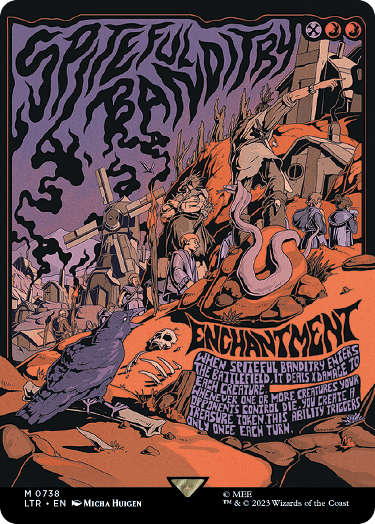 Spiteful Banditry (Borderless Poster) [The Lord of the Rings: Tales of Middle-Earth] | Good Games North