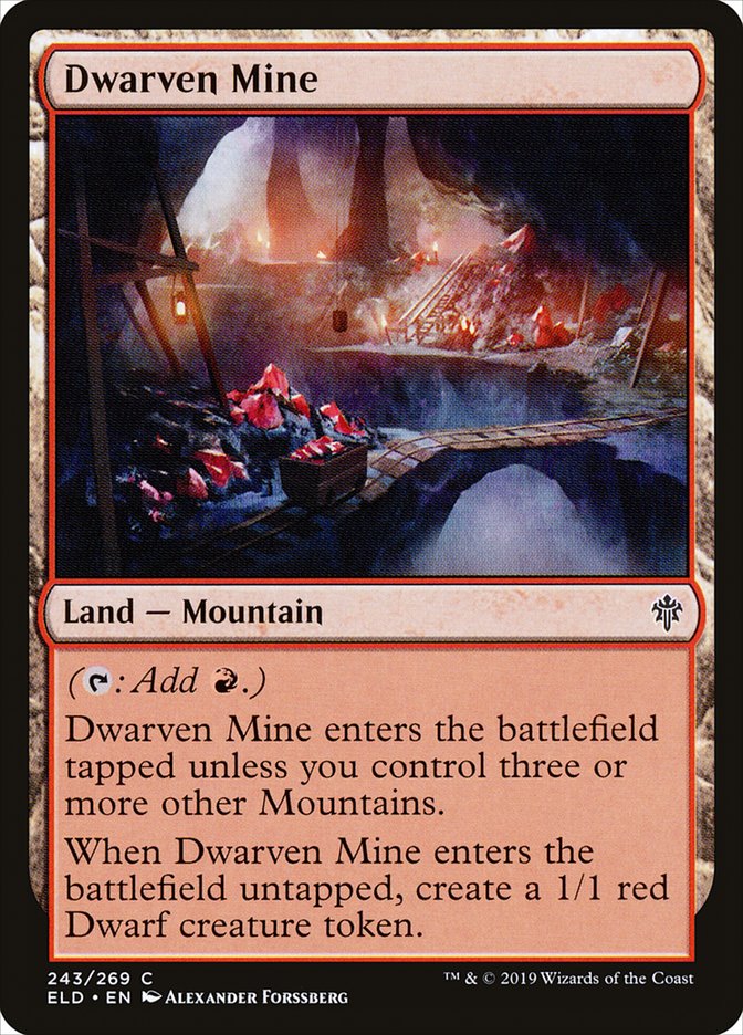 Dwarven Mine (Throne of Eldraine)  - Foil | Good Games North