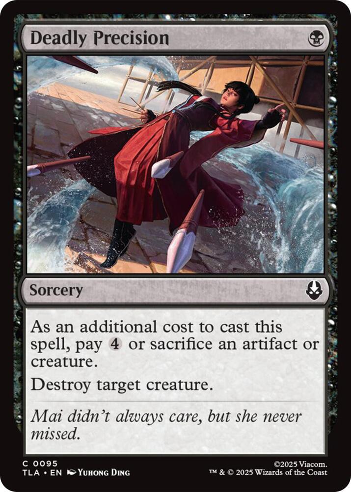Deadly Precision 95 (Avatar: The Last Airbender)  - Foil | Good Games North