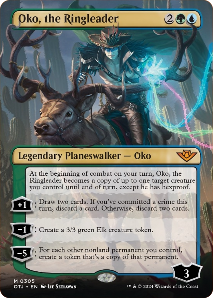 Oko, the Ringleader (Borderless) [Outlaws of Thunder Junction] | Good Games North
