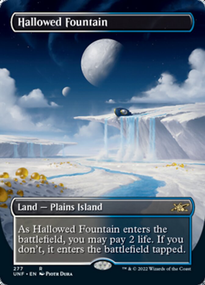 Hallowed Fountain (Borderless) [Unfinity] | Good Games North