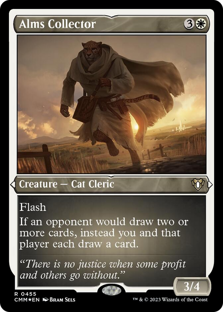 Alms Collector (Foil Etched) [Commander Masters] | Good Games North