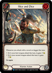 Slice and Dice (Yellow) [EVR058] (Everfest)  1st Edition Rainbow Foil | Good Games North