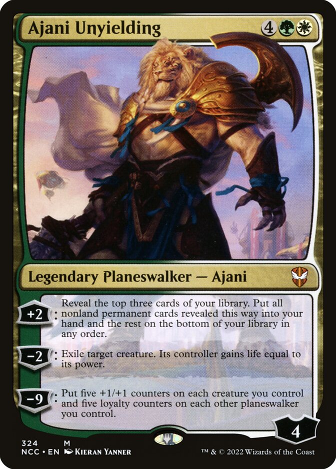 Ajani Unyielding (Commander: Streets of New Capenna)  | Good Games North