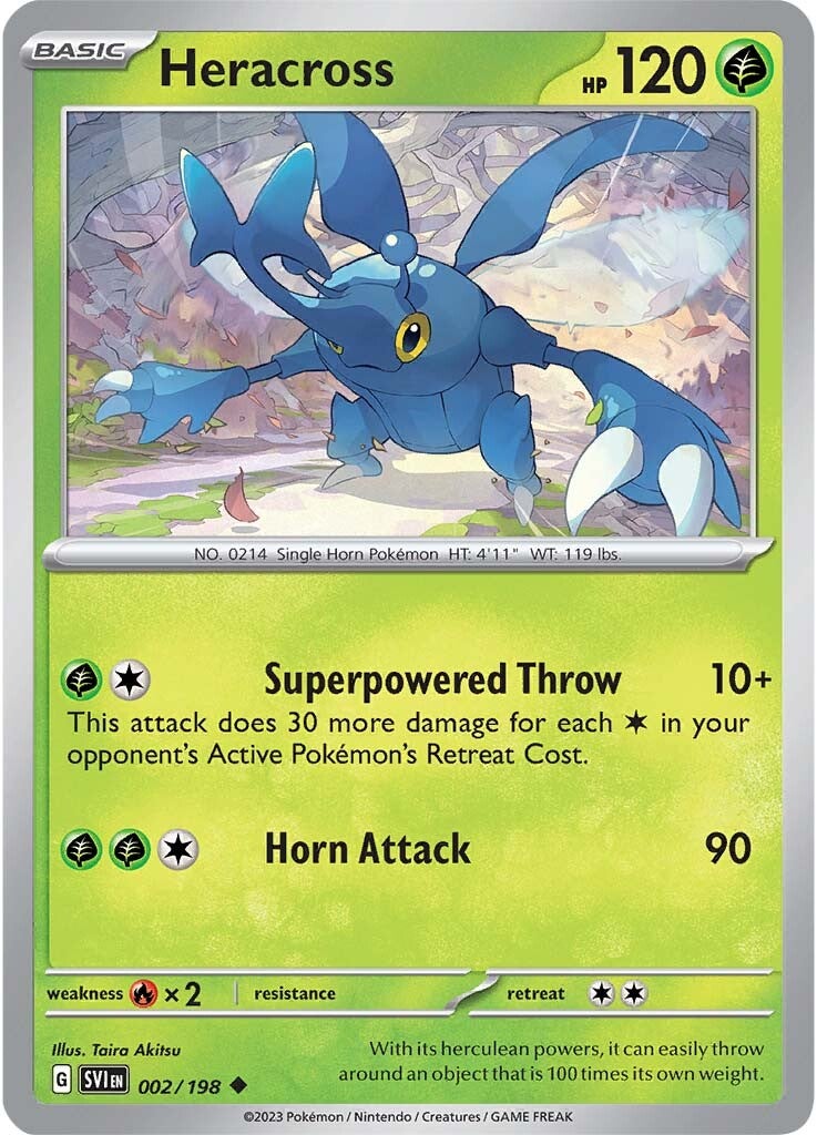 Heracross (002/198) [Scarlet & Violet: Base Set] | Good Games North