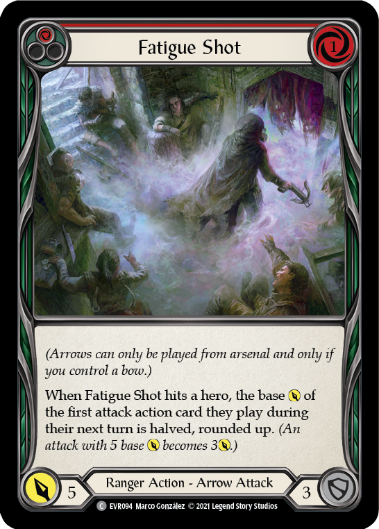 Fatigue Shot (Red) [EVR094] (Everfest)  1st Edition Rainbow Foil | Good Games North