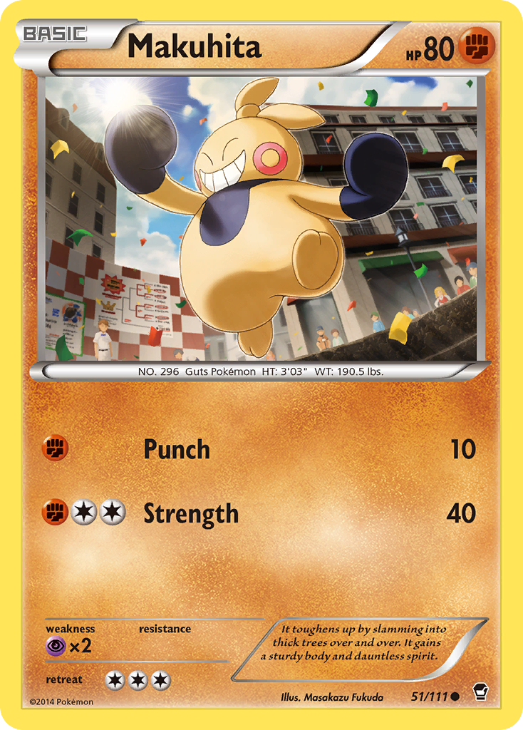 Makuhita (51/111) [XY: Furious Fists] | Good Games North