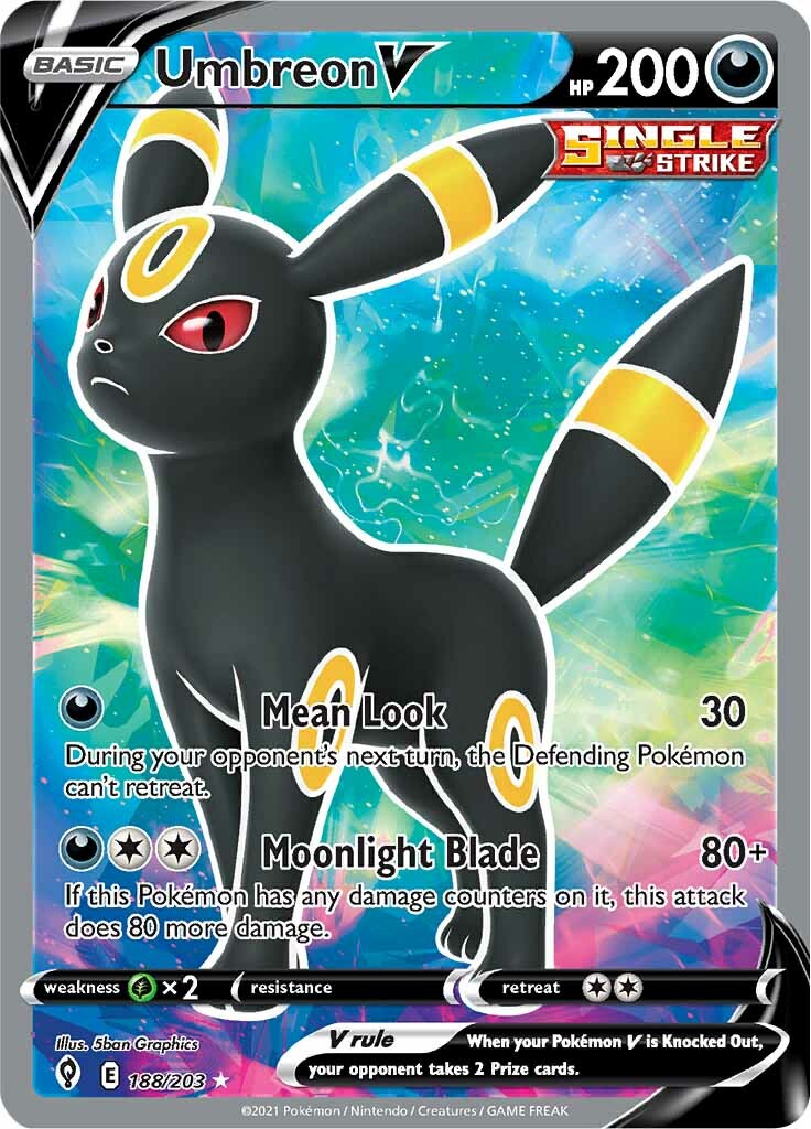 Umbreon V (188/203) [Sword & Shield: Evolving Skies] | Good Games North